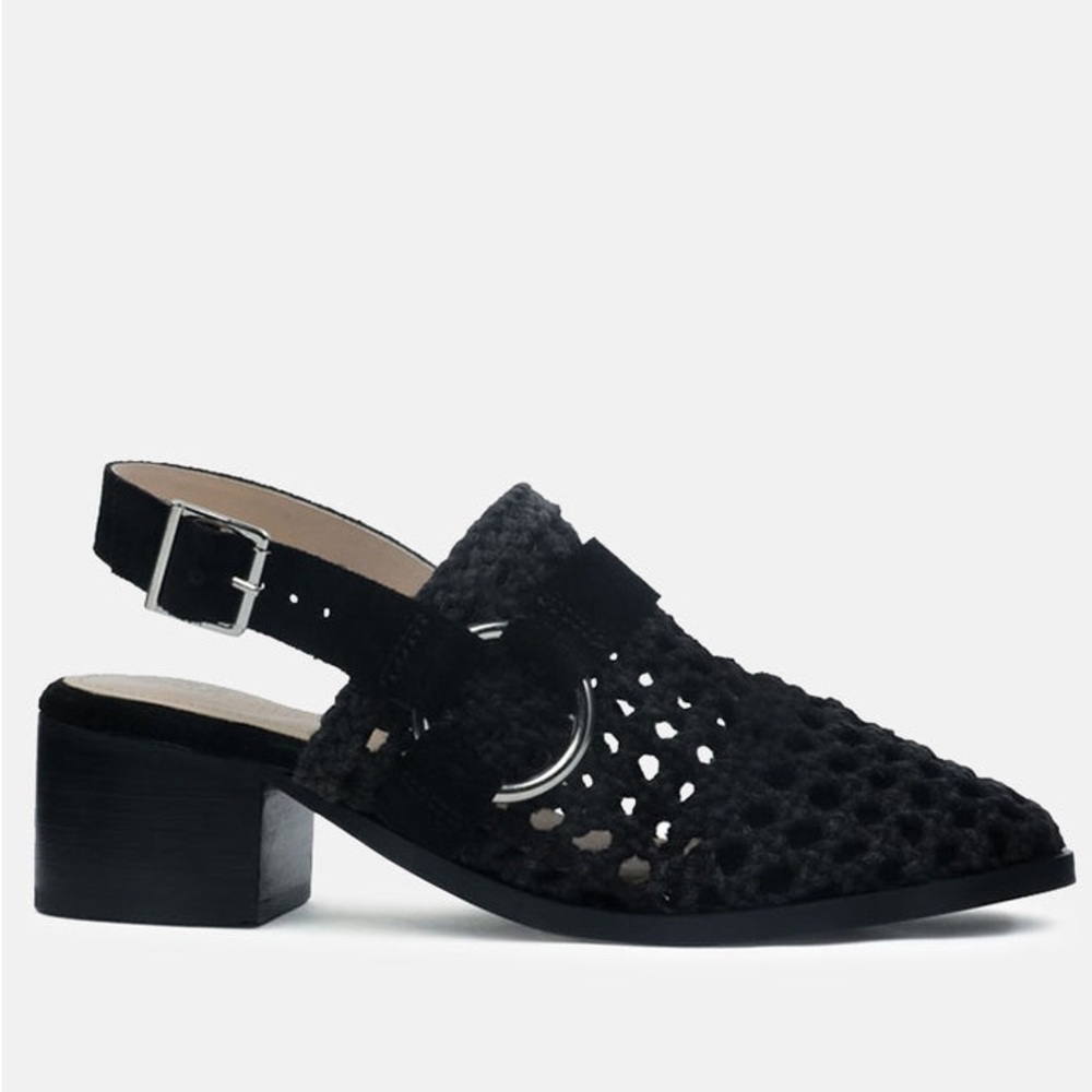 Rag & Co Black Block Heeled Sandal - NWT 🔥SALE - Picture 10 of 12